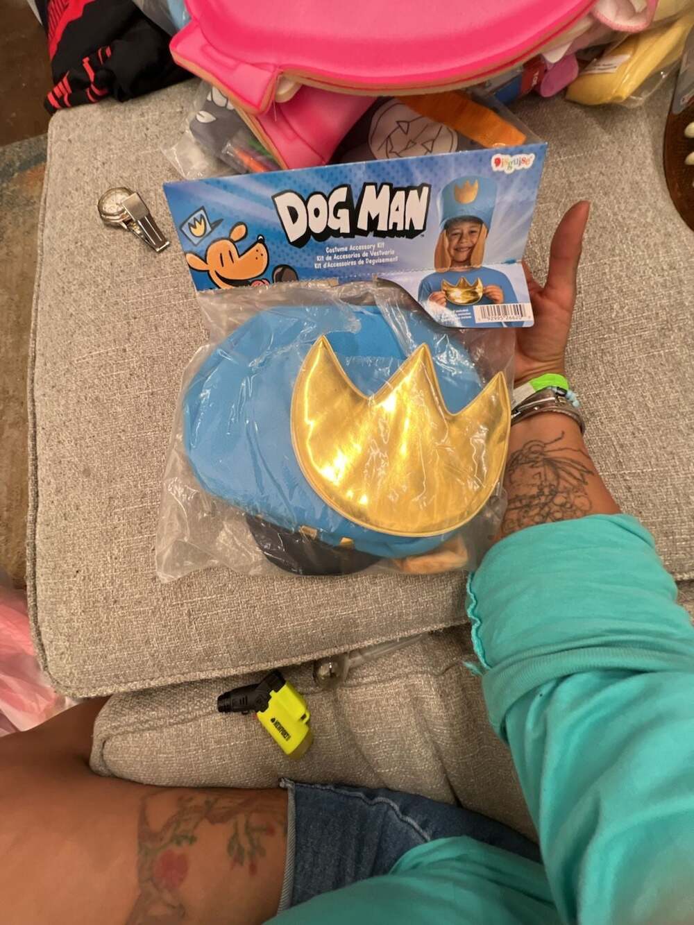 Disguise Dog Man Costume Accessory Kit New